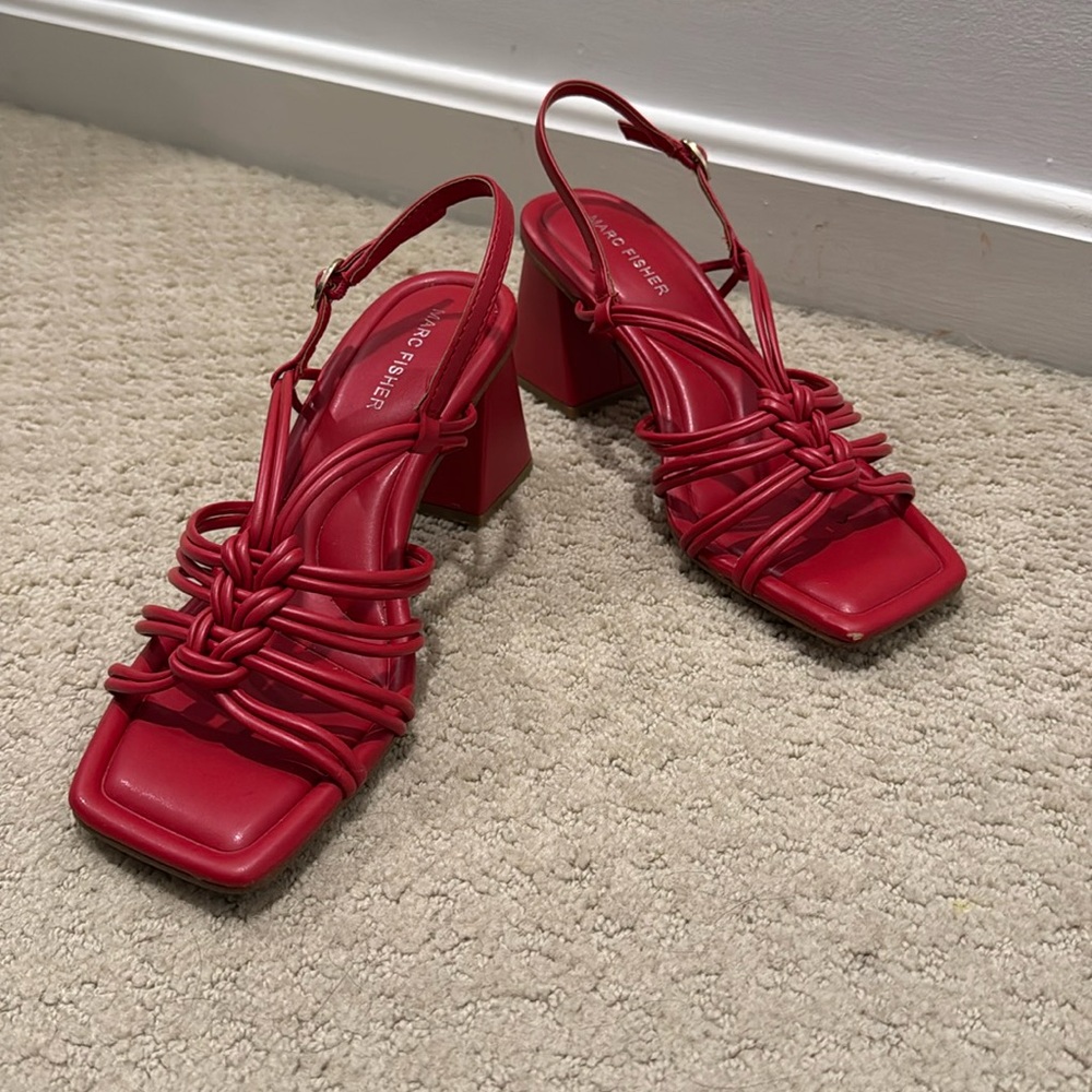 Marc Fisher Strappy Block Heel Sandal